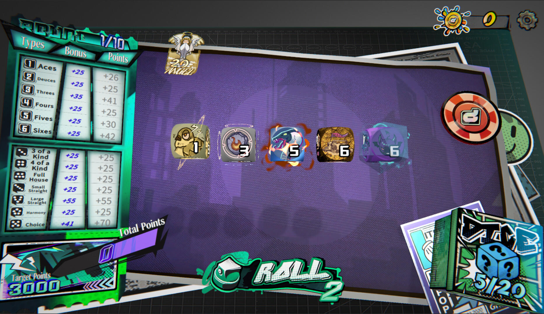 Dice Player One screenshot game
