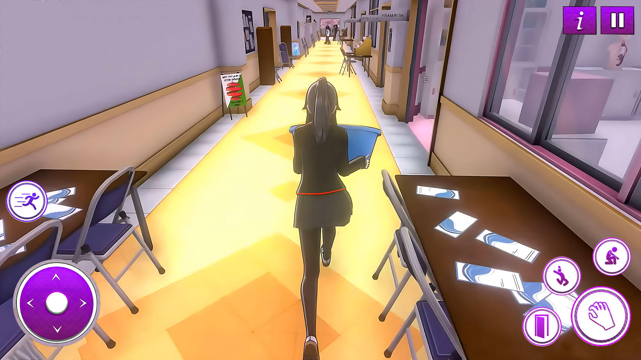Screenshot of Anime School Girl Life Sim 3D