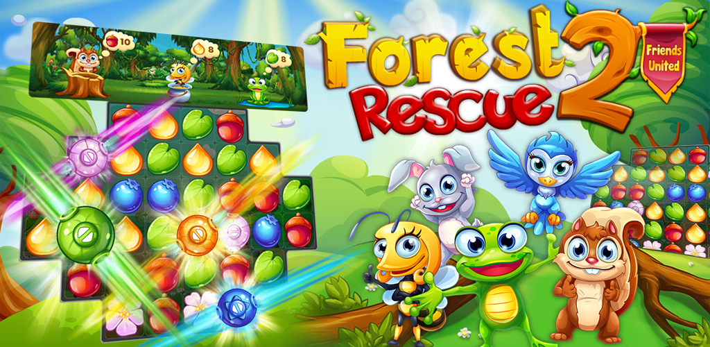 Banner of Forest Rescue 2 Friends United 