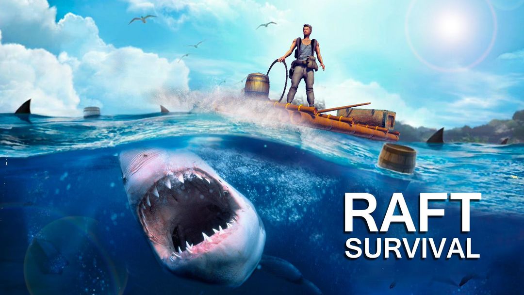 筏生存島模擬器：新的生存遊戲遊戲截圖