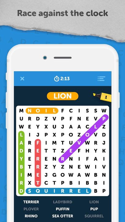 Screenshot 1 of Infinite Word Search Puzzles 5.0.34