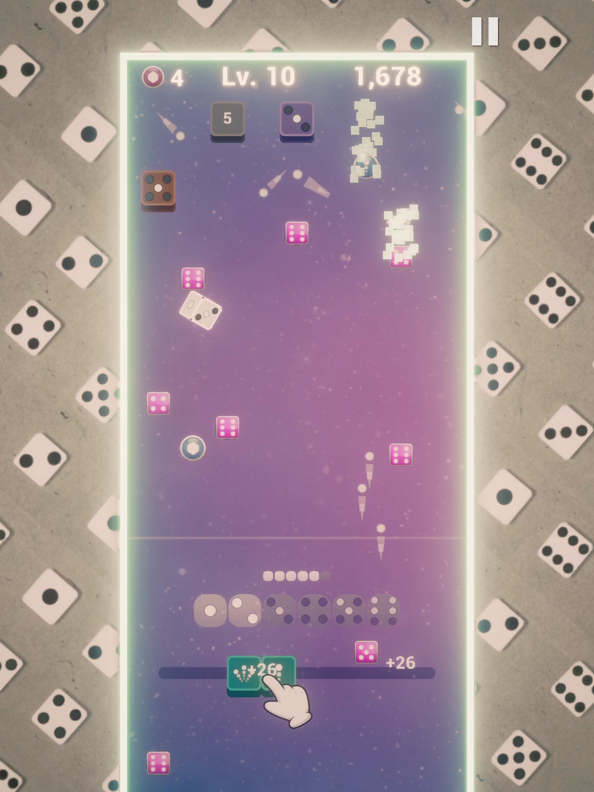 DBB  - Dice Brick Breaker Game Screenshot