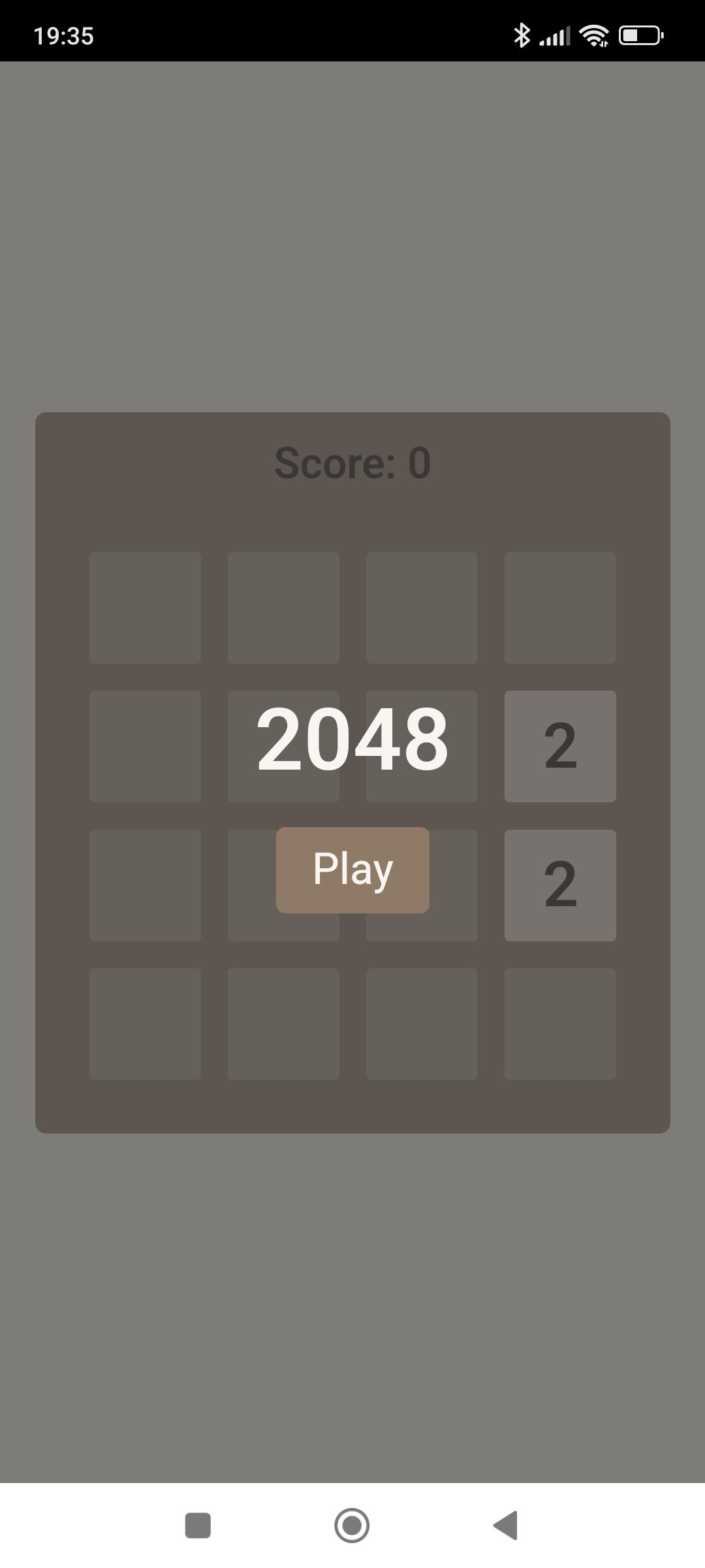 Numeric Puzzle Game 2^11 Game Screenshot