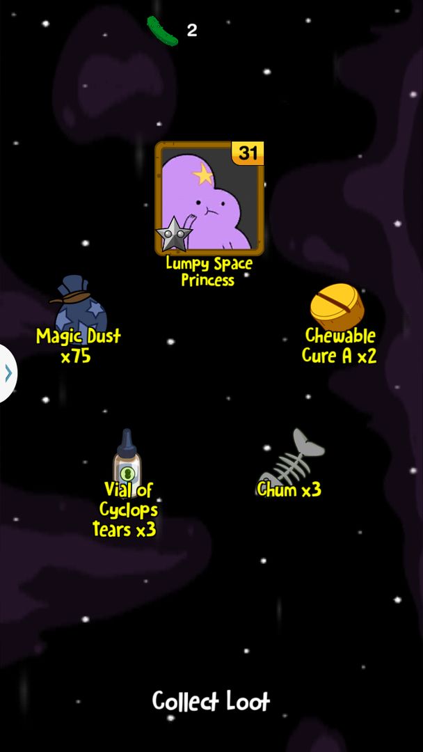 Screenshot of Adventure Time Puzzle Quest