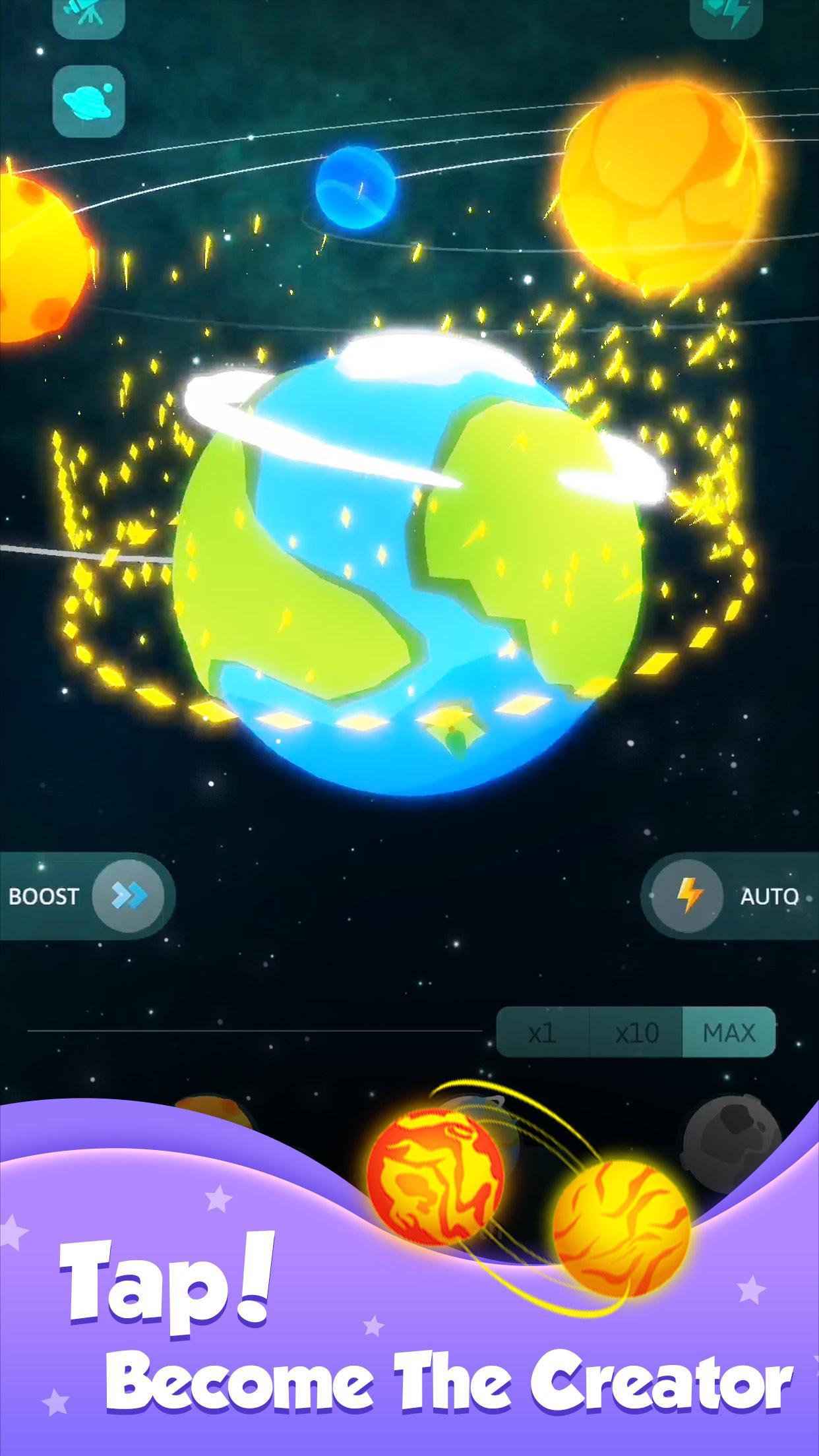 Tap Galaxy-Build your space world Game Screenshot