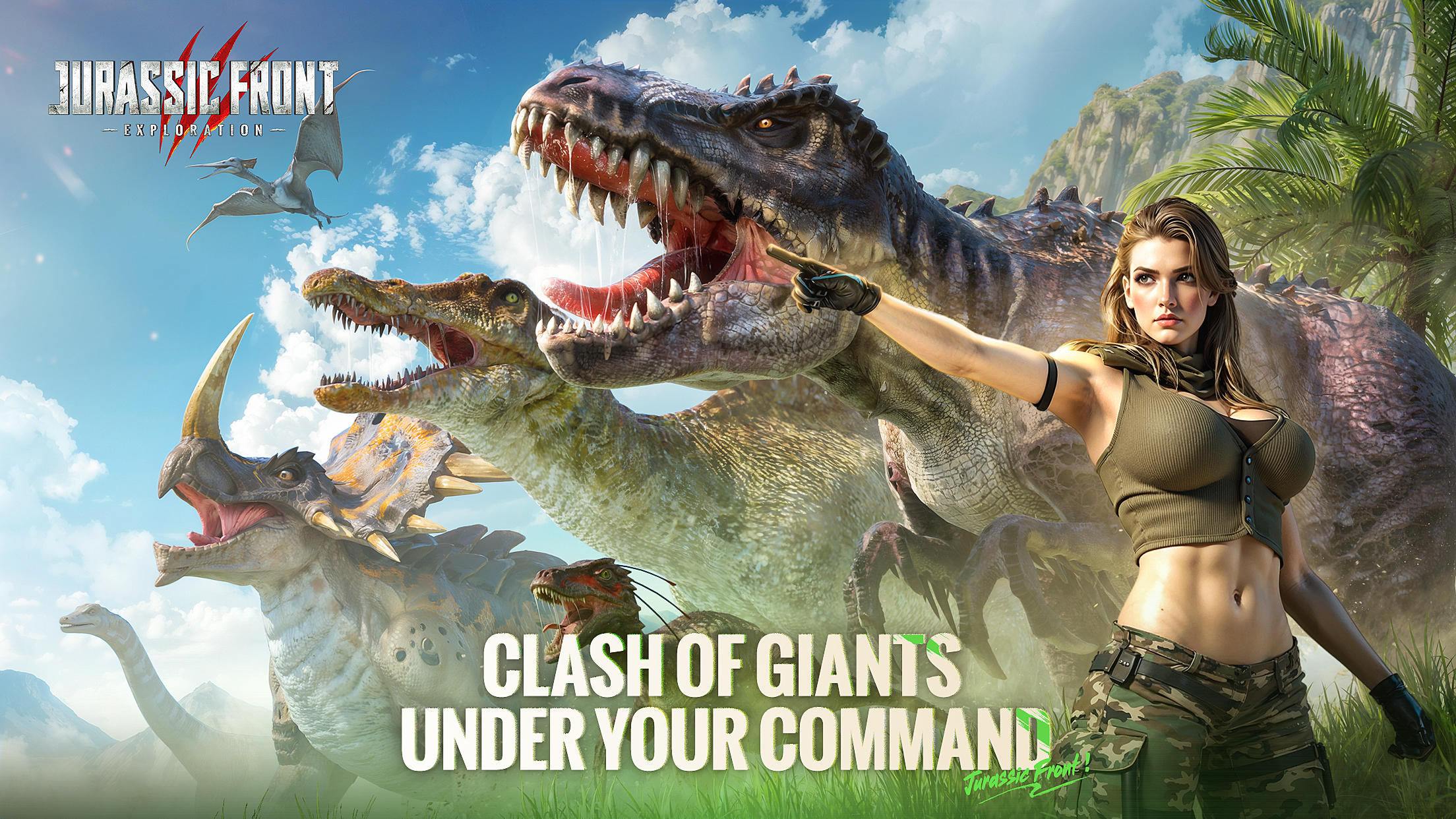 Jurassic Front: Survival Game Screenshot