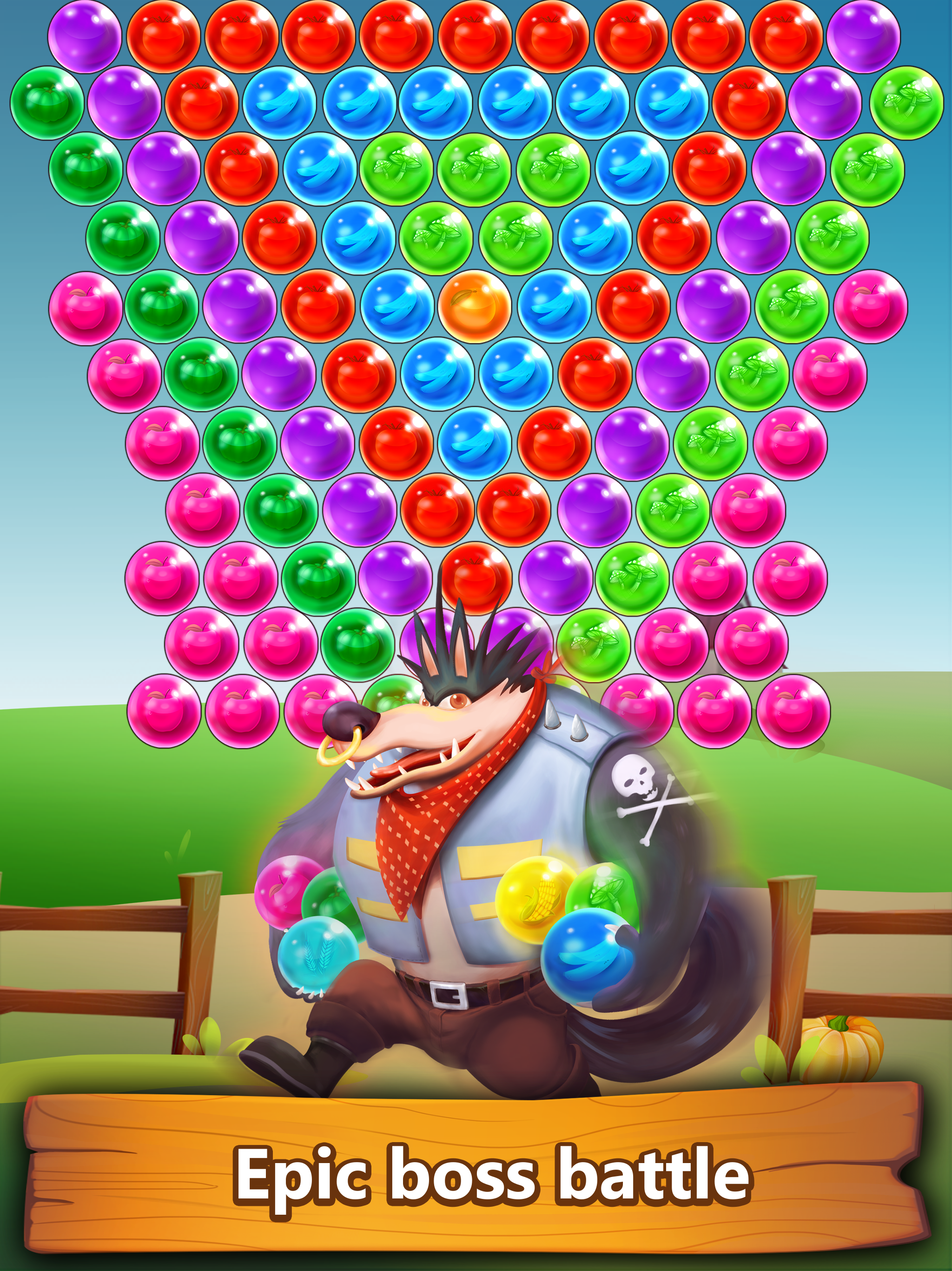 Farm Pop : Bubble Shooter 2025 Game Screenshot
