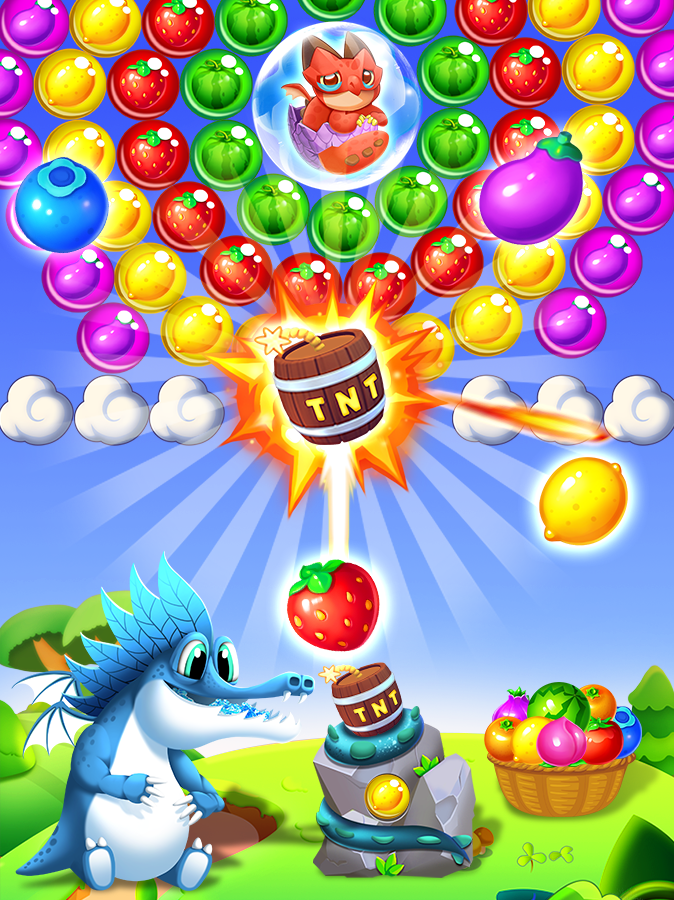 Dragon Pop Game Screenshot