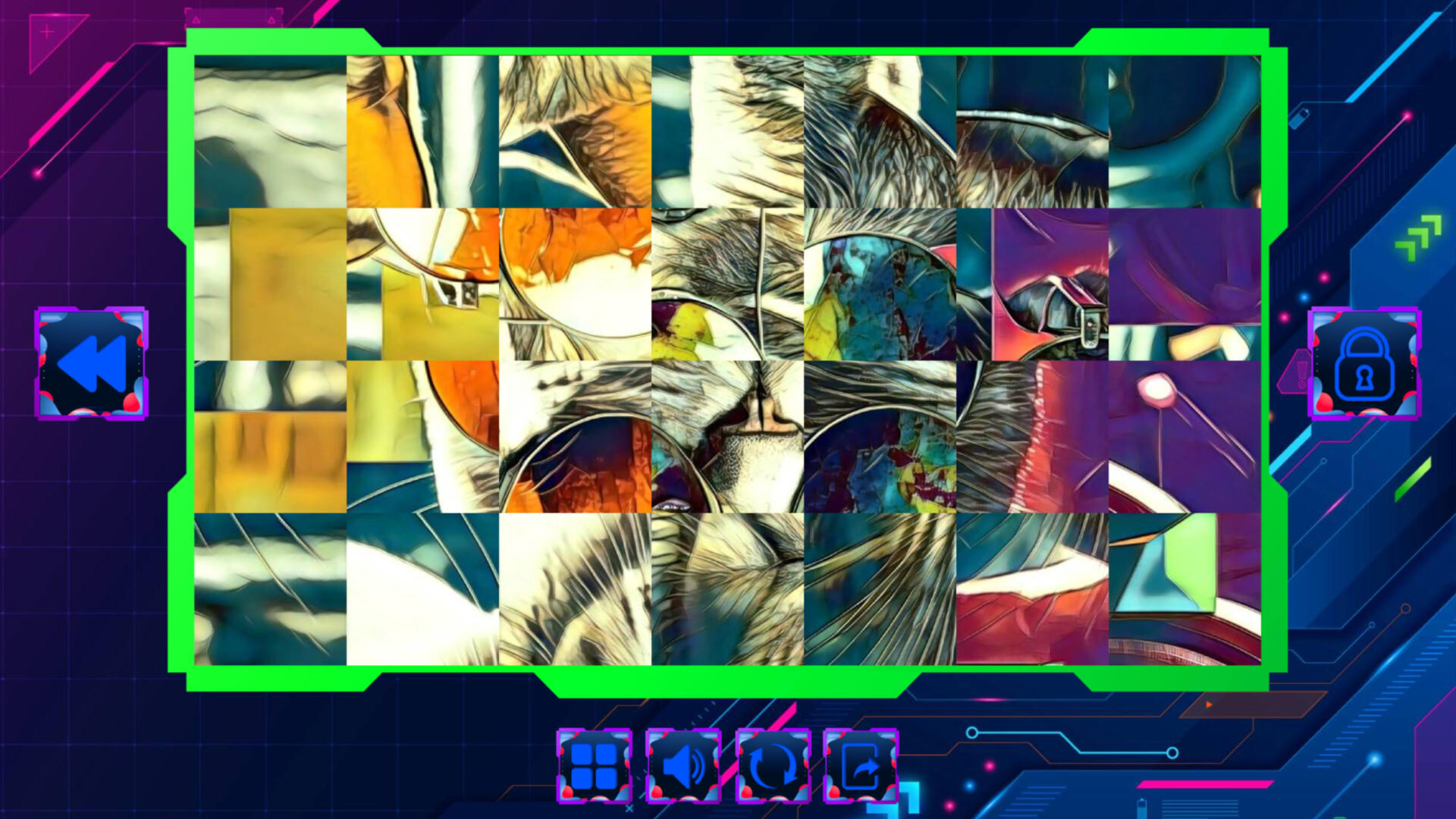 Twizzle Puzzle: Cats Game Screenshot