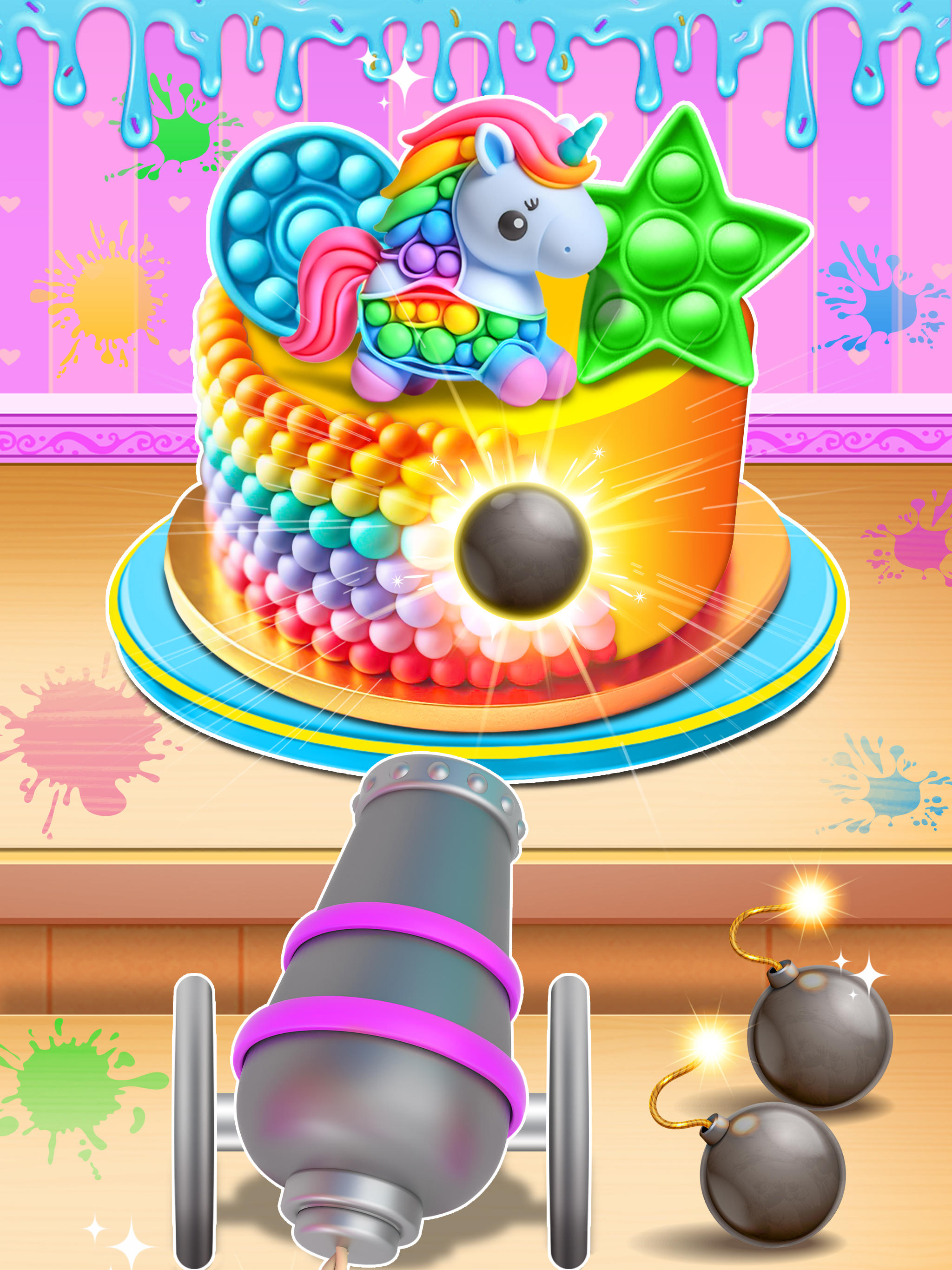 Cake Master DIY Popit Game Game Screenshot