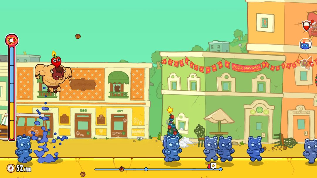 Burrito Bison: Launcha Libre screenshot game