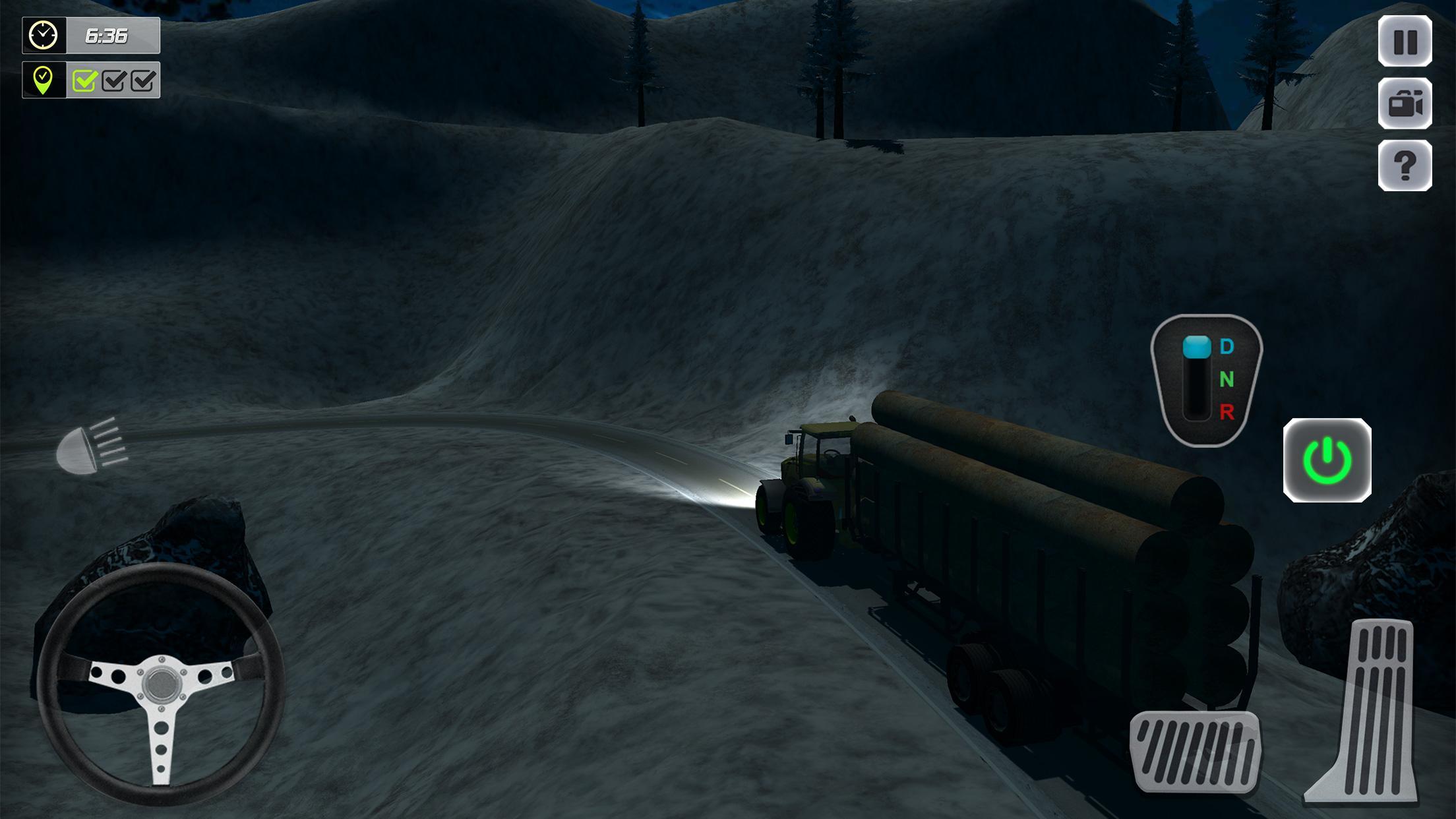 Cargo Tractor Hill Climb Offroad Simulator 3D Game Screenshot