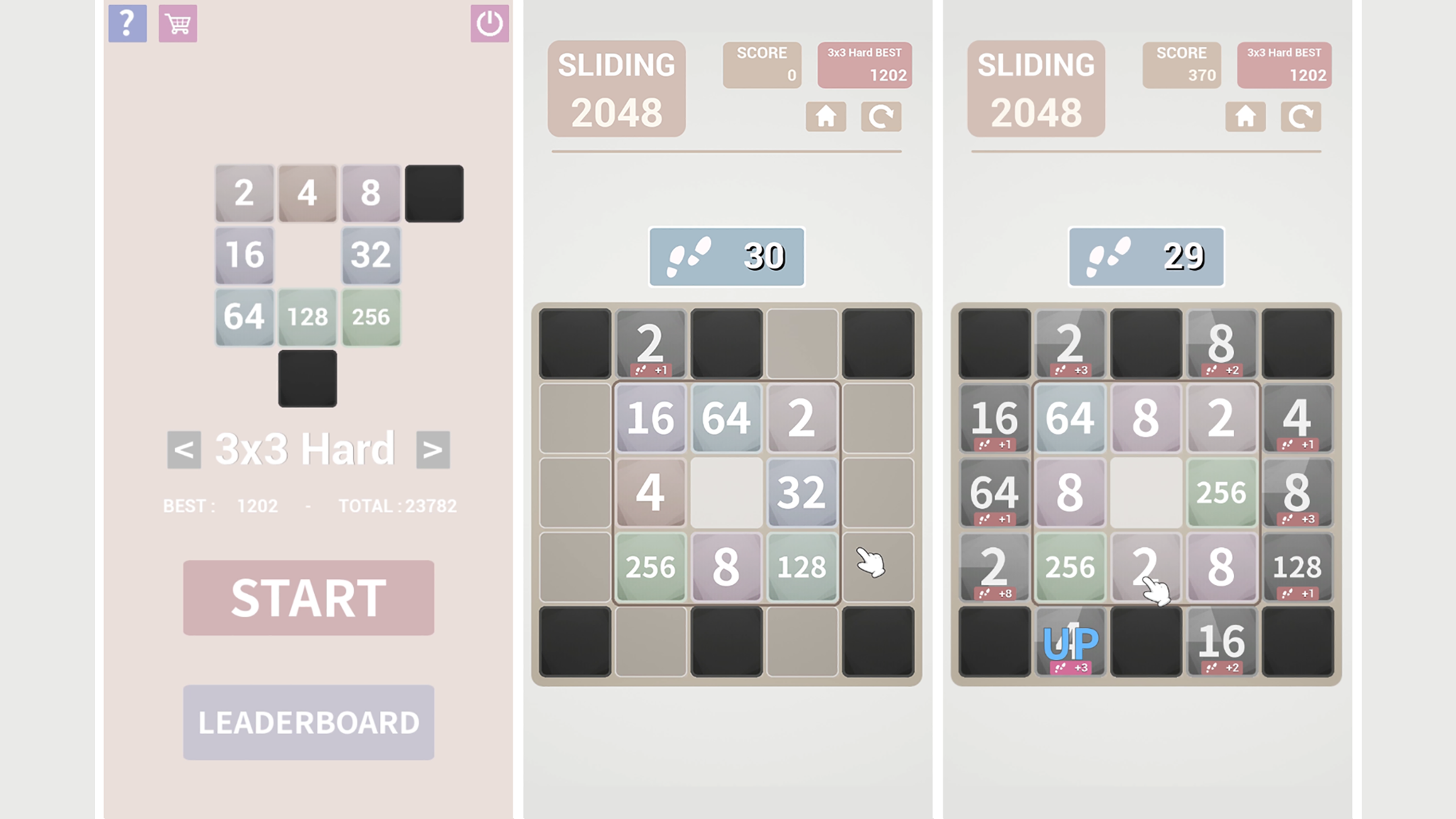 Sliding 2048 Game Screenshot