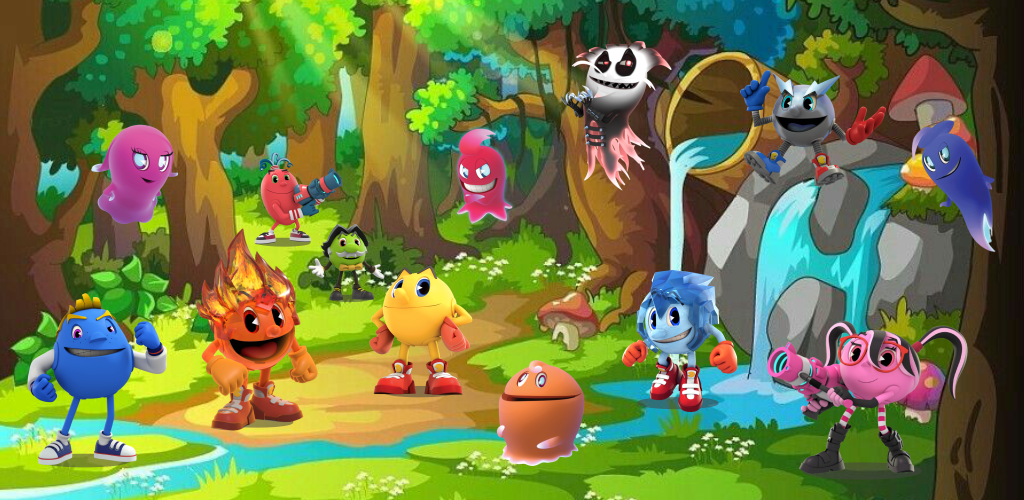 Pac And Ghost Bubble Game Screenshot