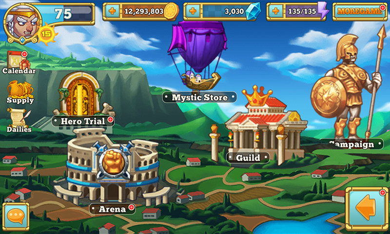 Smashy Olympus Game Screenshot