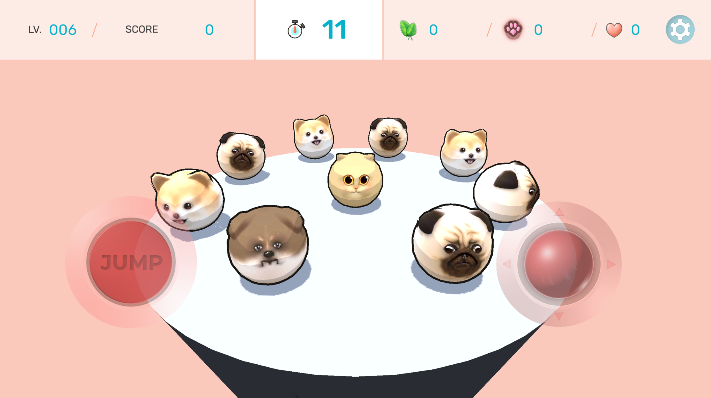 Screenshot of Rolling Bowling