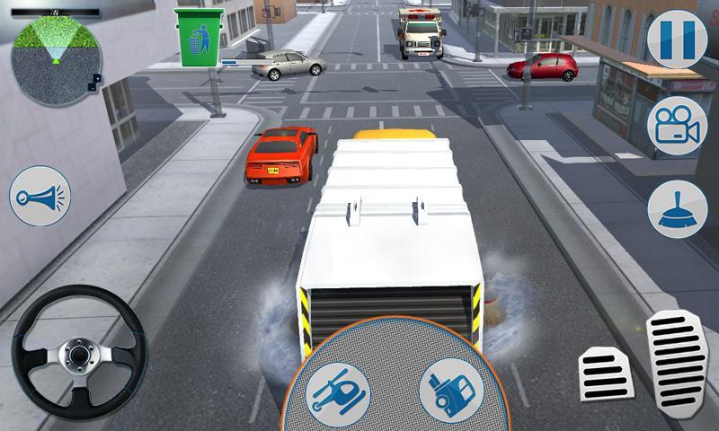 도로 찌꺼기 덤프 트럭 운전사 게임 스크린 샷