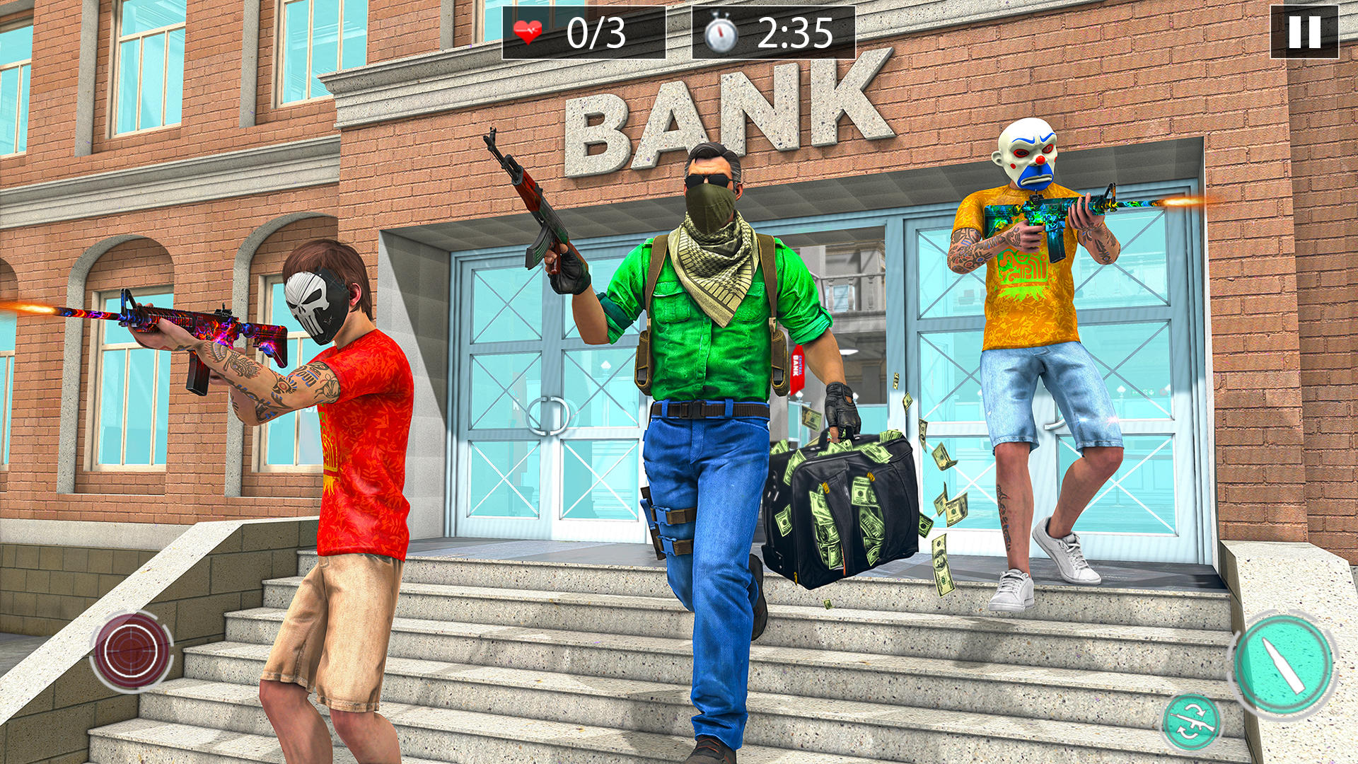 Screenshot of Bank Heist - Cops and Robbers
