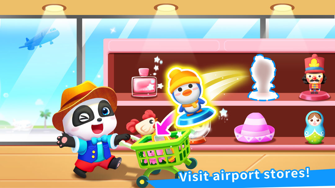 Baby Panda's Airport screenshot game