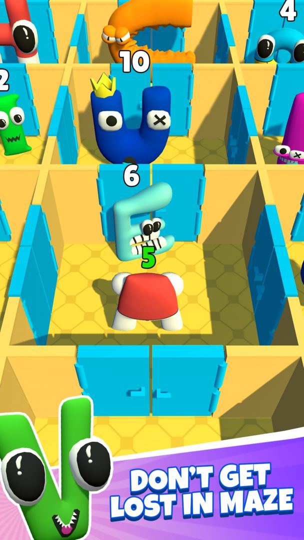 Alphabet: Room Maze 게임 스크린 샷