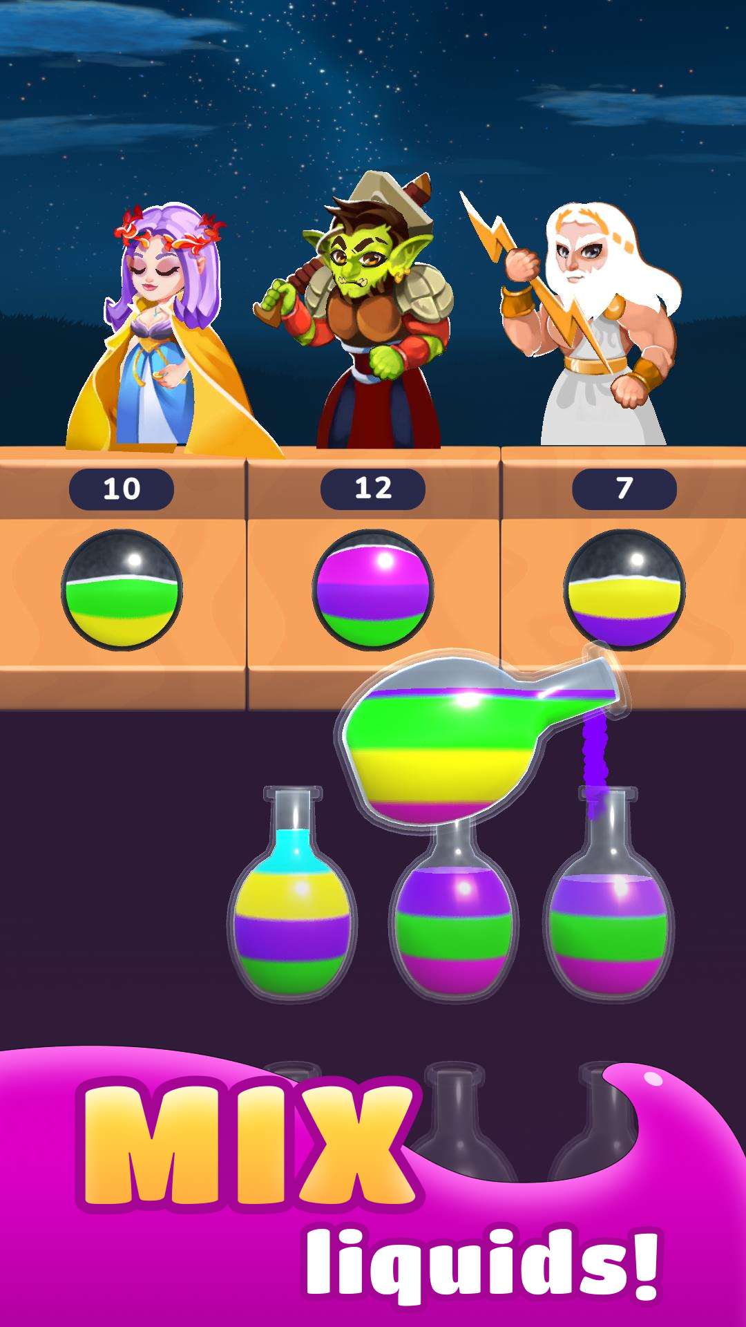 Cuplikan Layar Game Alchemy Master: Sort it Puzzle