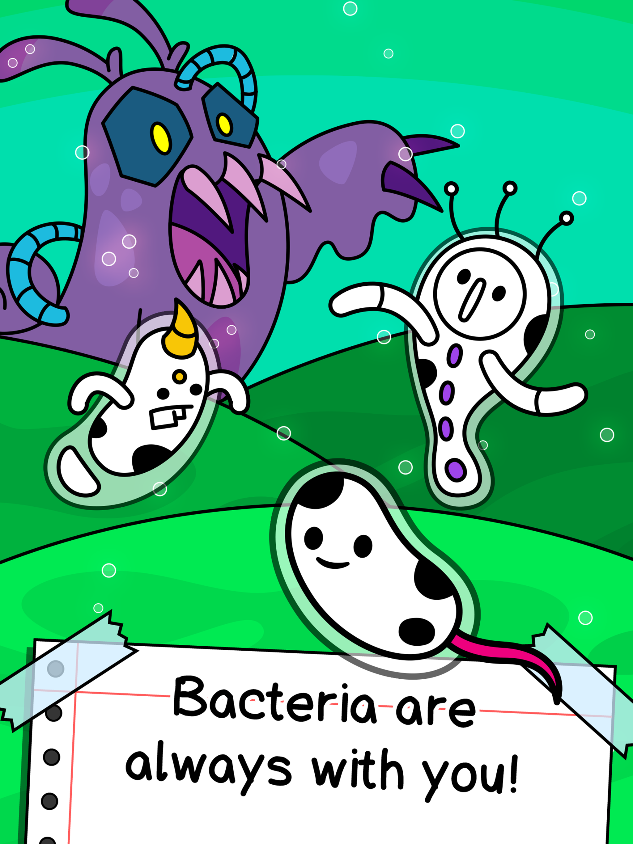 Скриншот игры Bacteria Evolution: Idle Merge