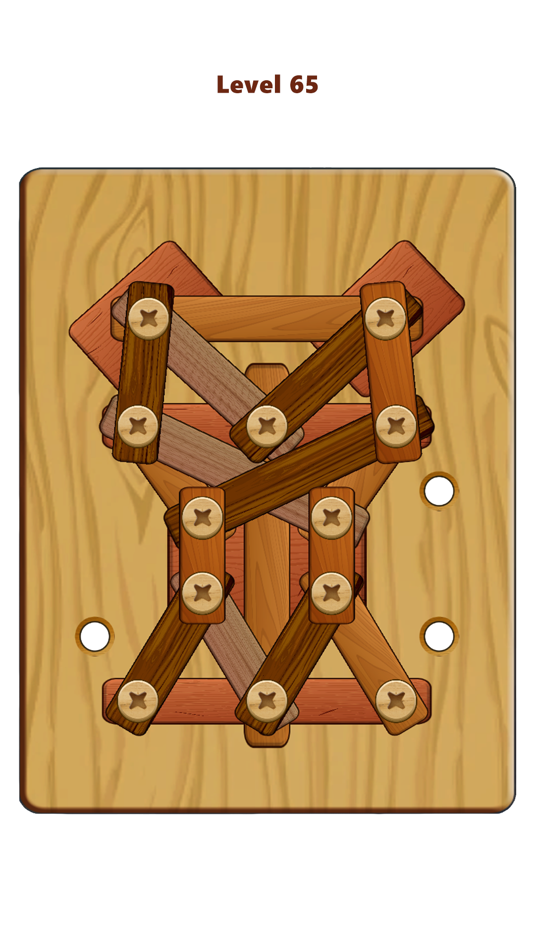Wood Nuts & Bolts Puzzle Game Screenshot