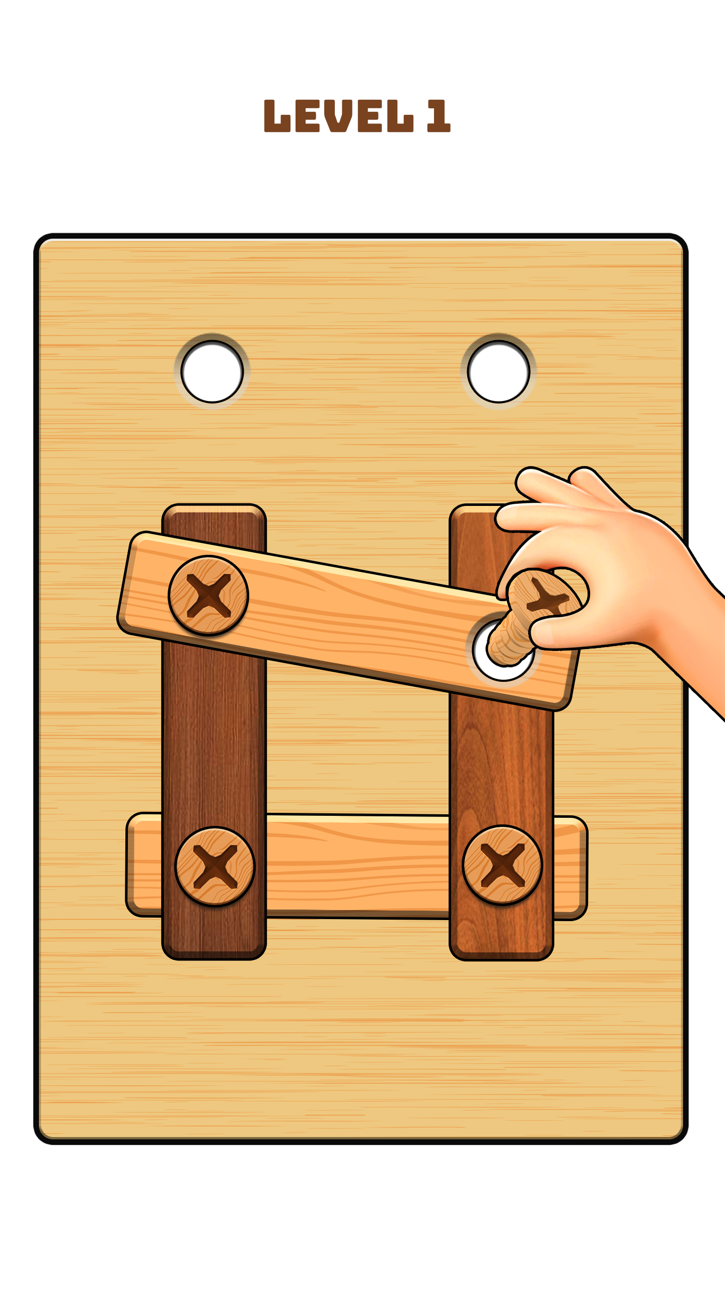 Nuts & Bolts Game: Wood Puzzle ゲームのスクリーンショット