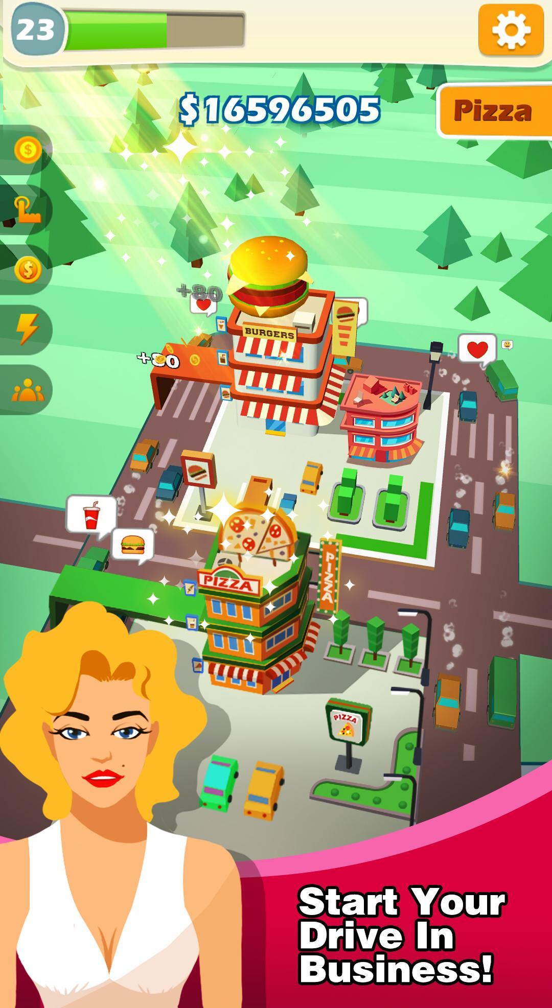 Drive In! -  Idle Tapper Game Game Screenshot