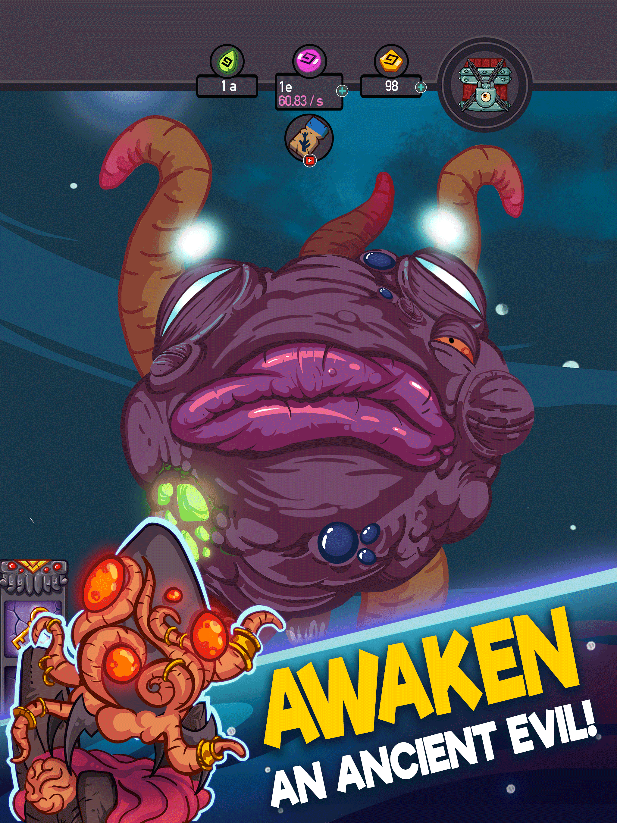 Tap Temple: Monster Clicker ภาพหน้าจอเกม