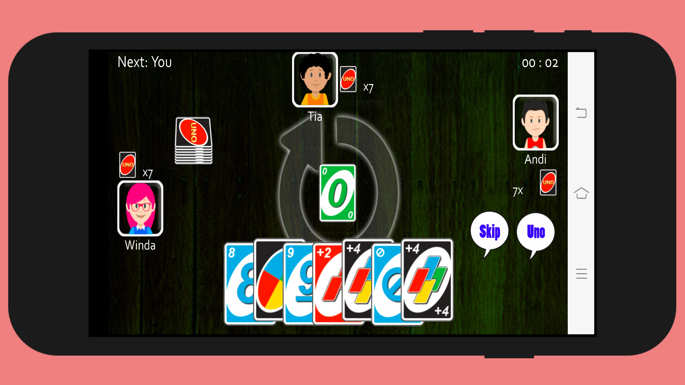 Uno Offline 2019 screenshot game