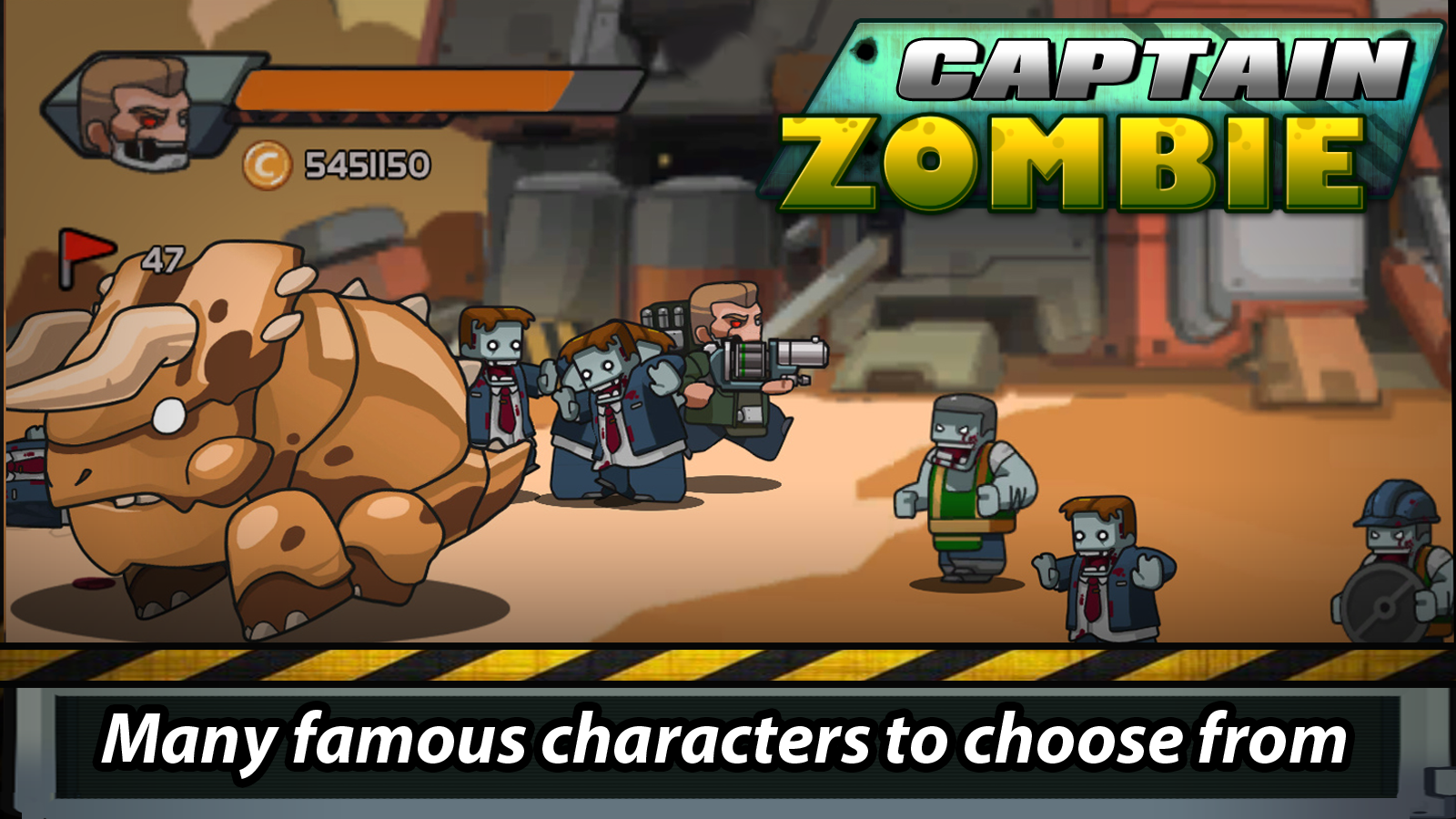 Captain Zombie: Avenger (Shoot Game Screenshot