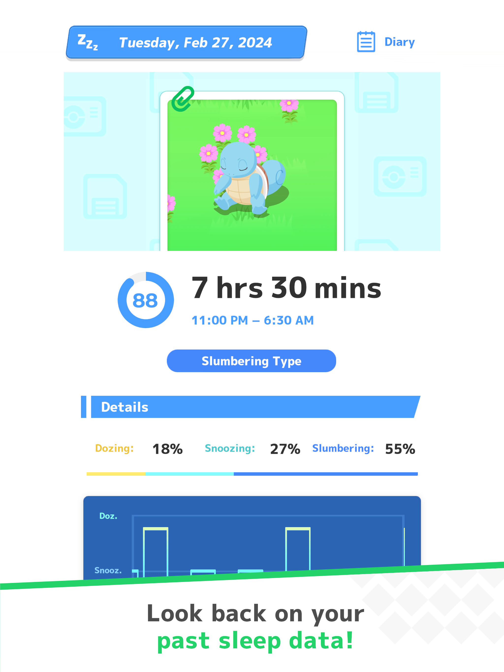 Pokémon Sleep Game Screenshot