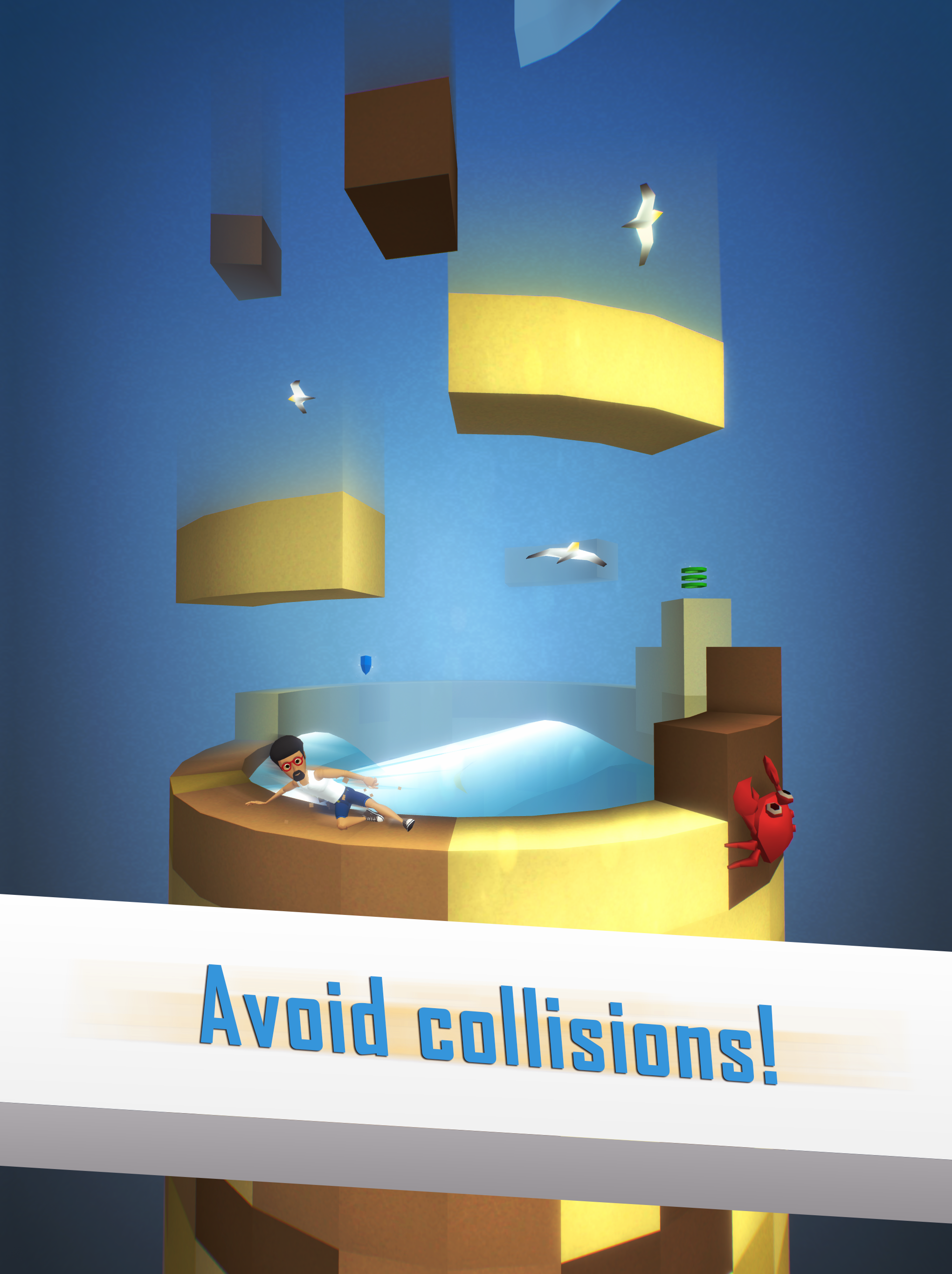 Tetrun: Parkour Mania - free running game Game Screenshot