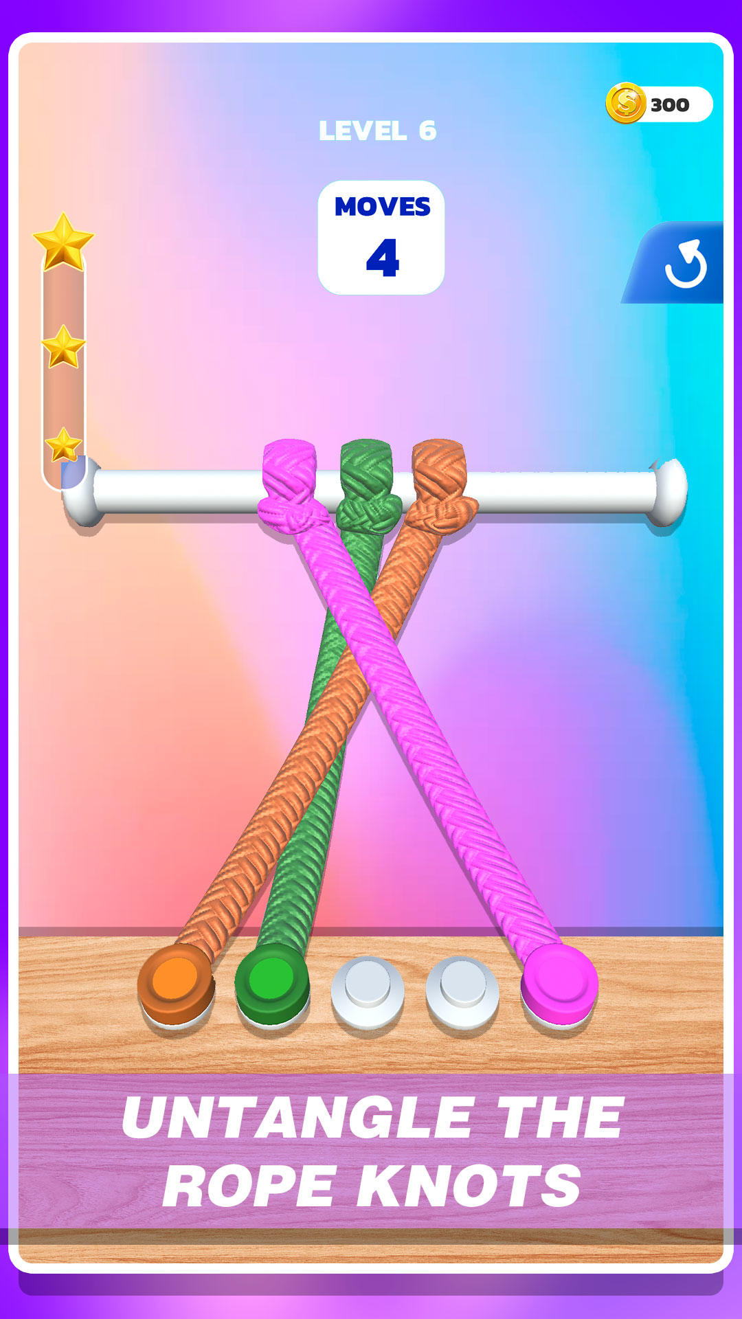 Cuplikan Layar Game Tangle Rope 3D