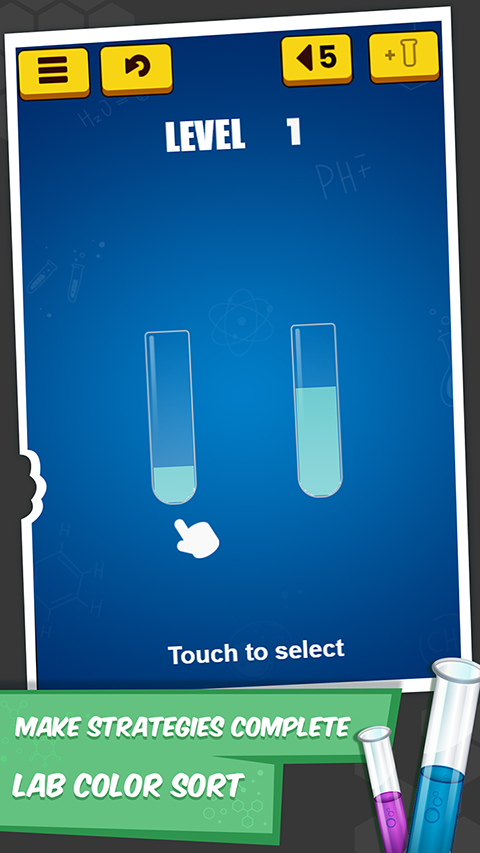 Lab Colors: Sorting Puzzle Game Screenshot