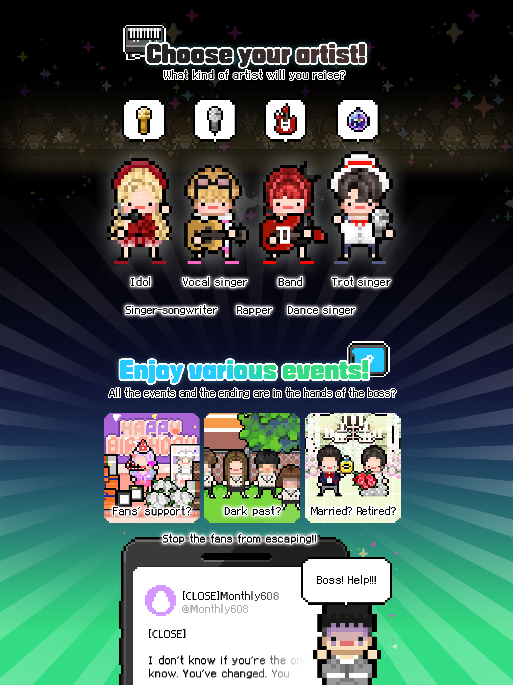 Screenshot of Monthly Entertainment