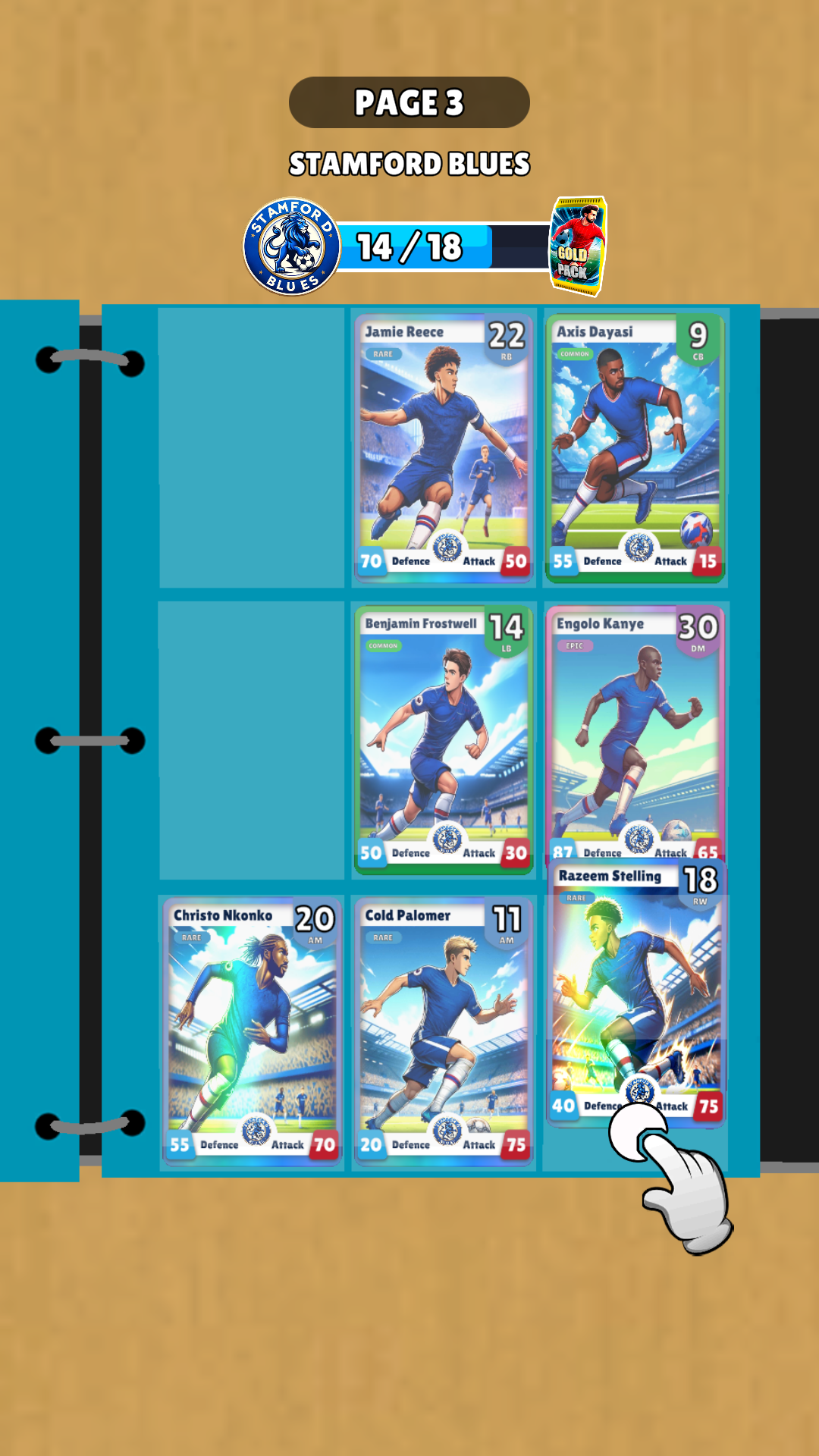 Football Stars: Card Collector Game Screenshot