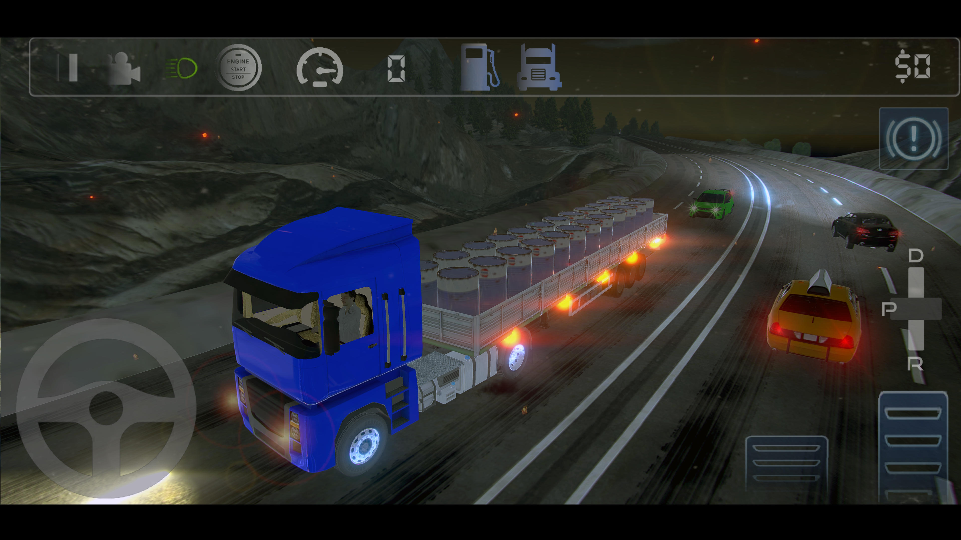 Hard Truck Cargo Delivery Game Screenshot