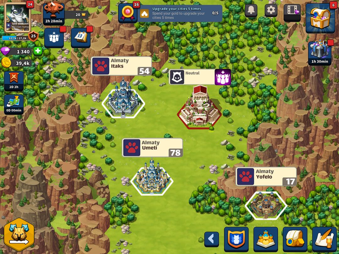 Million Lords: Online Conquest screenshot game