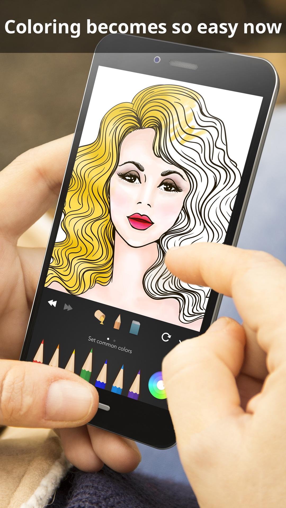 Captura de Tela do Jogo Girls Coloring Book