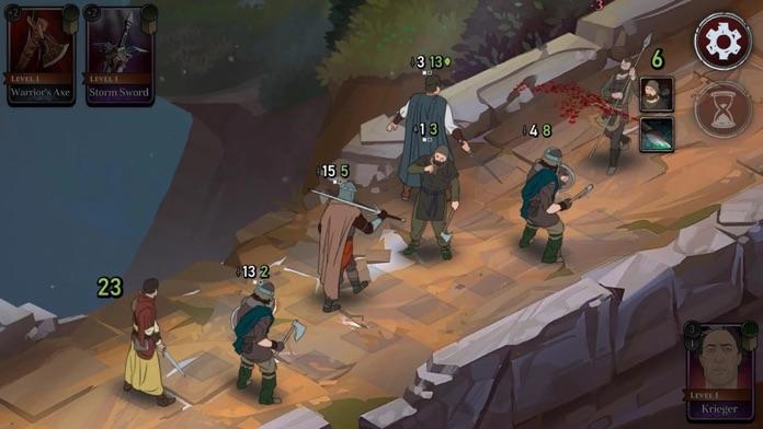 Ash of Gods: Tactics Game Screenshot