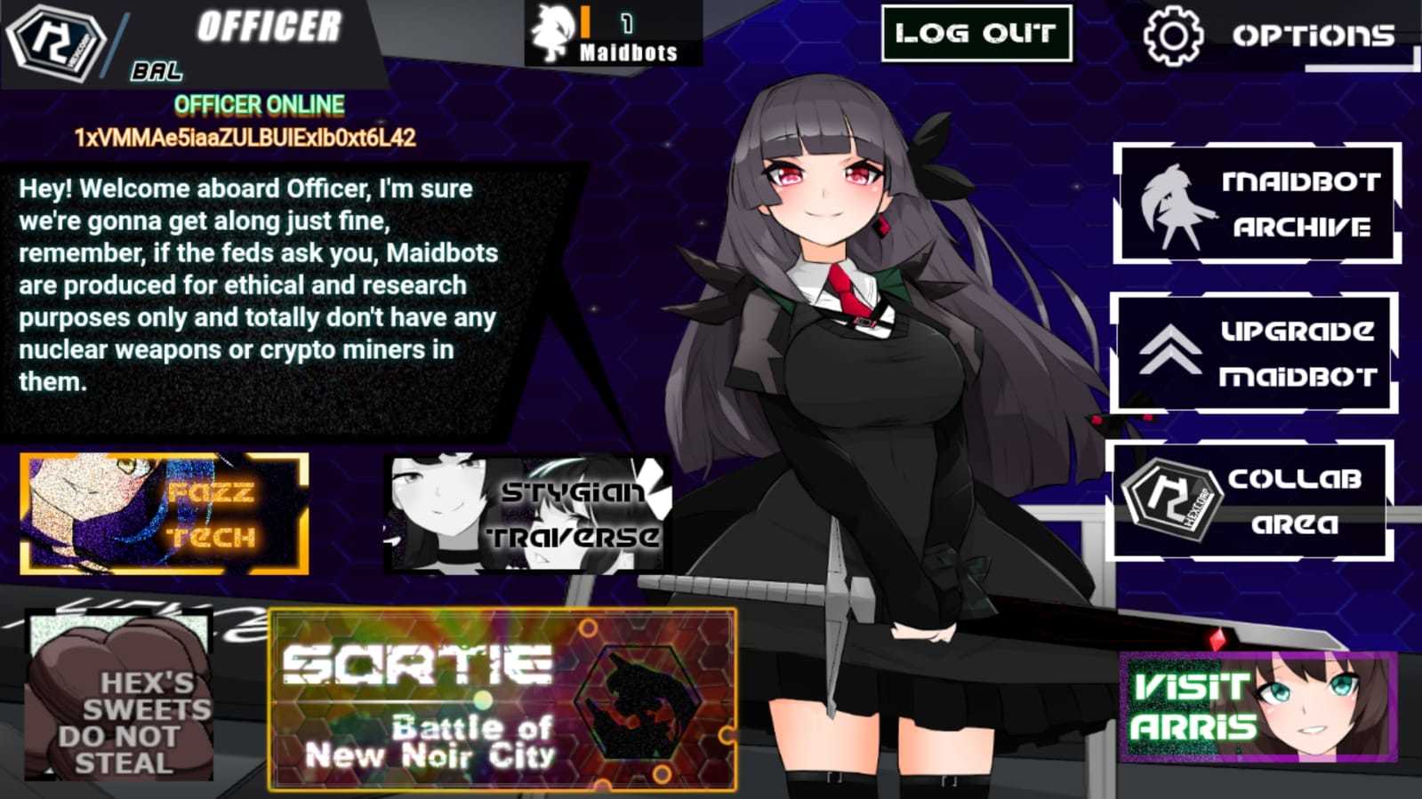 VD2: Maidbot Archive Game Screenshot