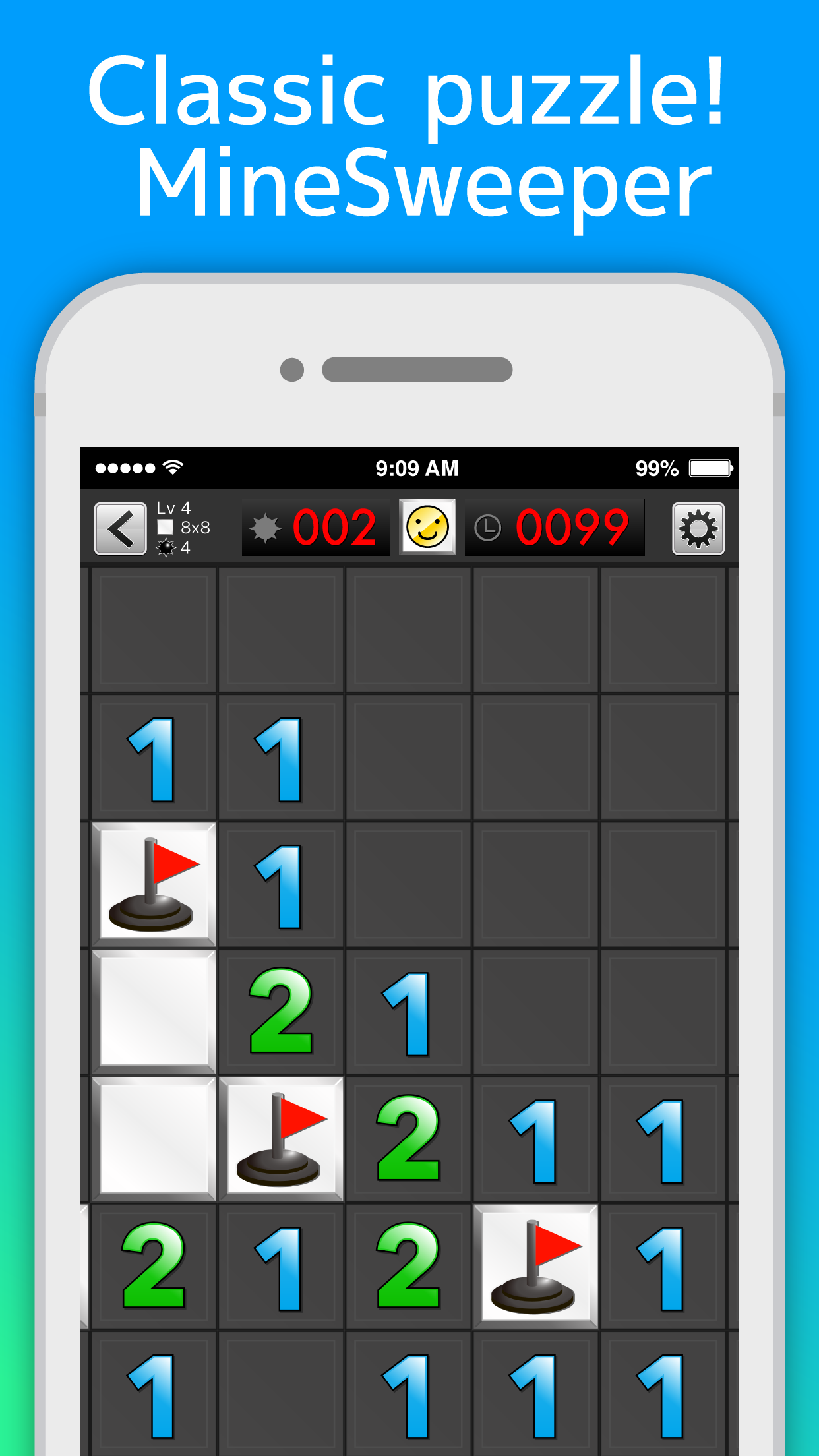 Captura de Tela do Jogo Minesweeper Lv999