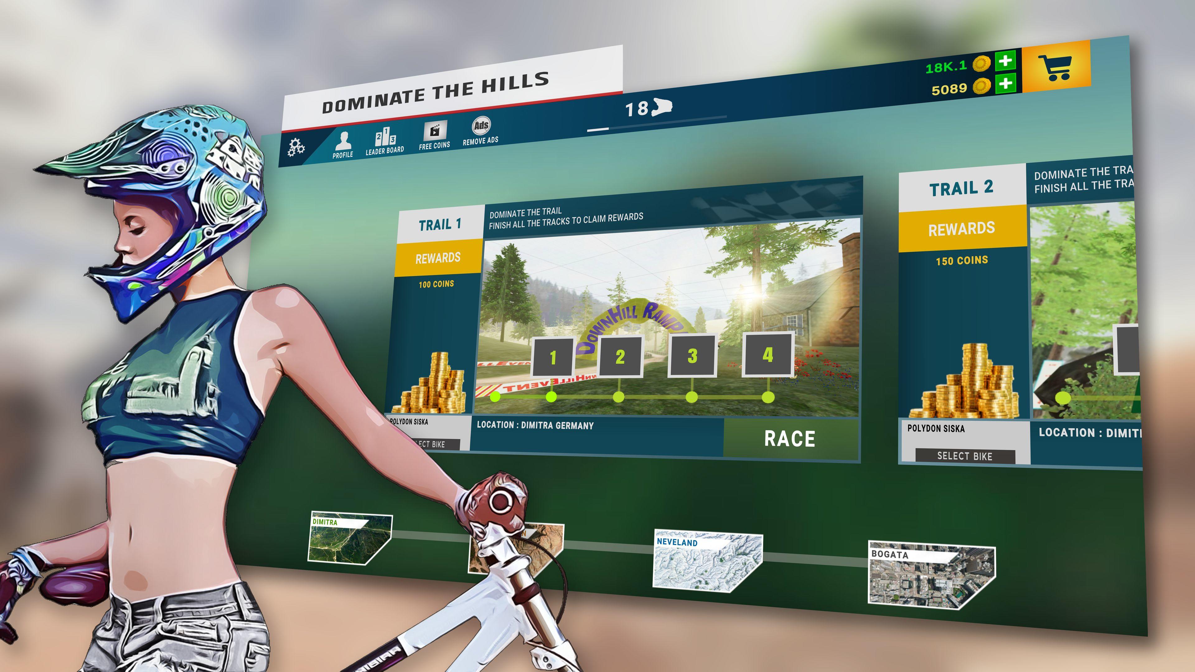Downhill Republic Game Screenshot