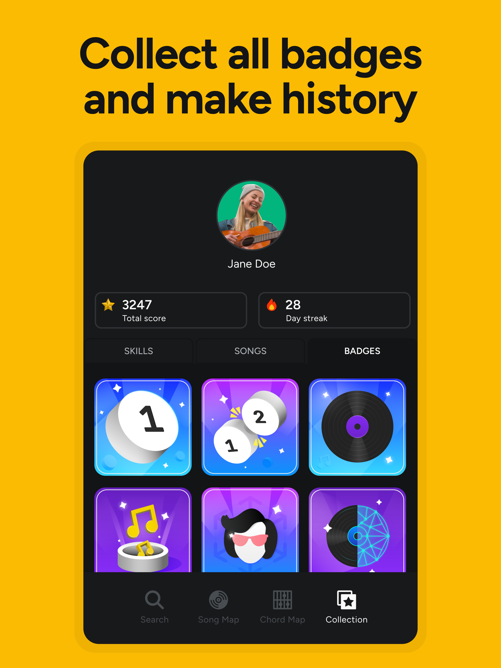 Chordie AI: Play Guitar Songs Game Screenshot