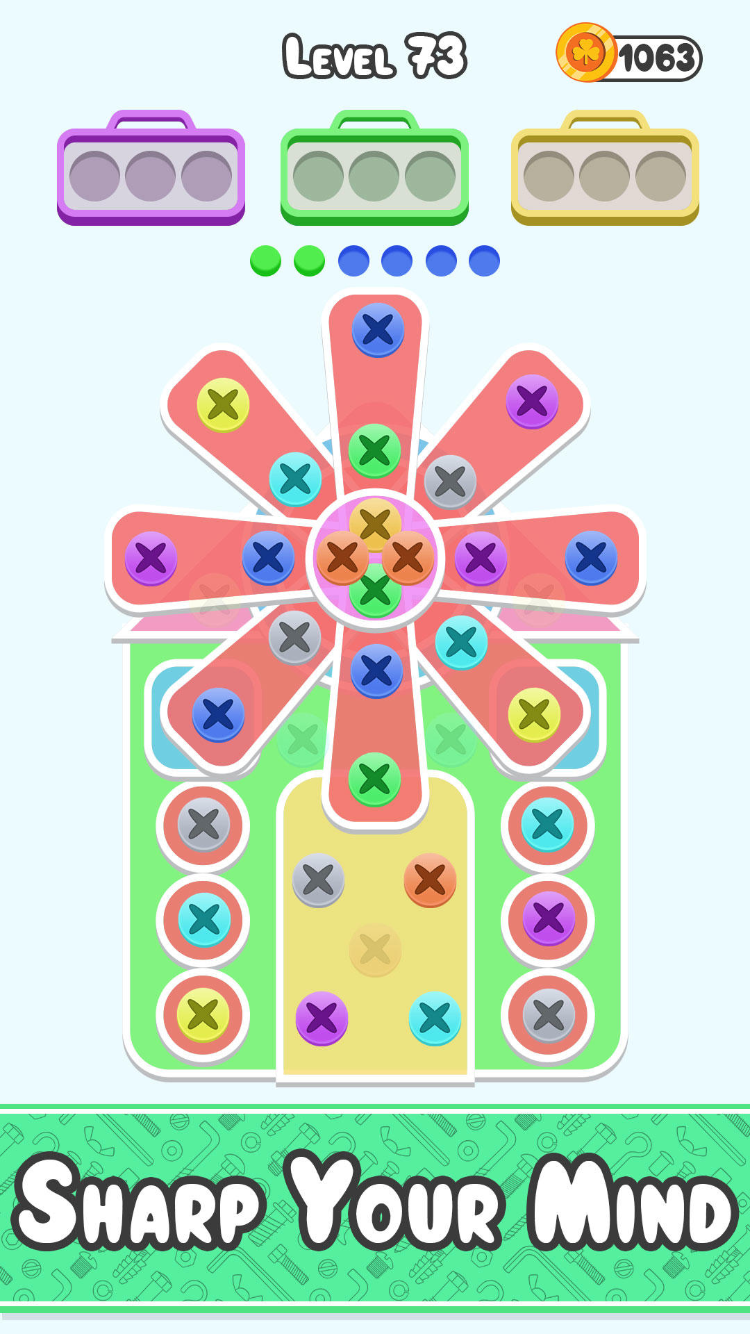 Color Screw Puzzle Nuts & Bolt Game Screenshot