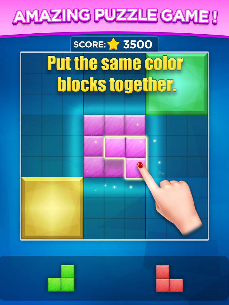 Скриншот игры Color Block Puzzle