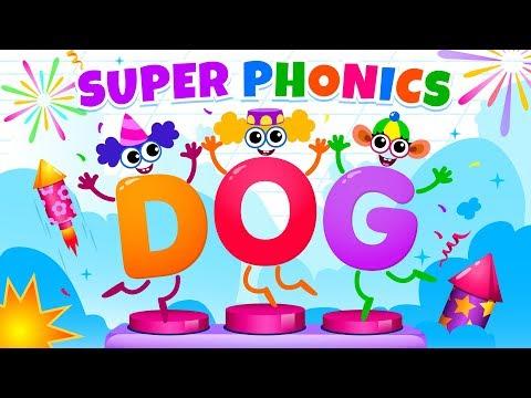 Screenshot of the video of Phonics reading games for kids