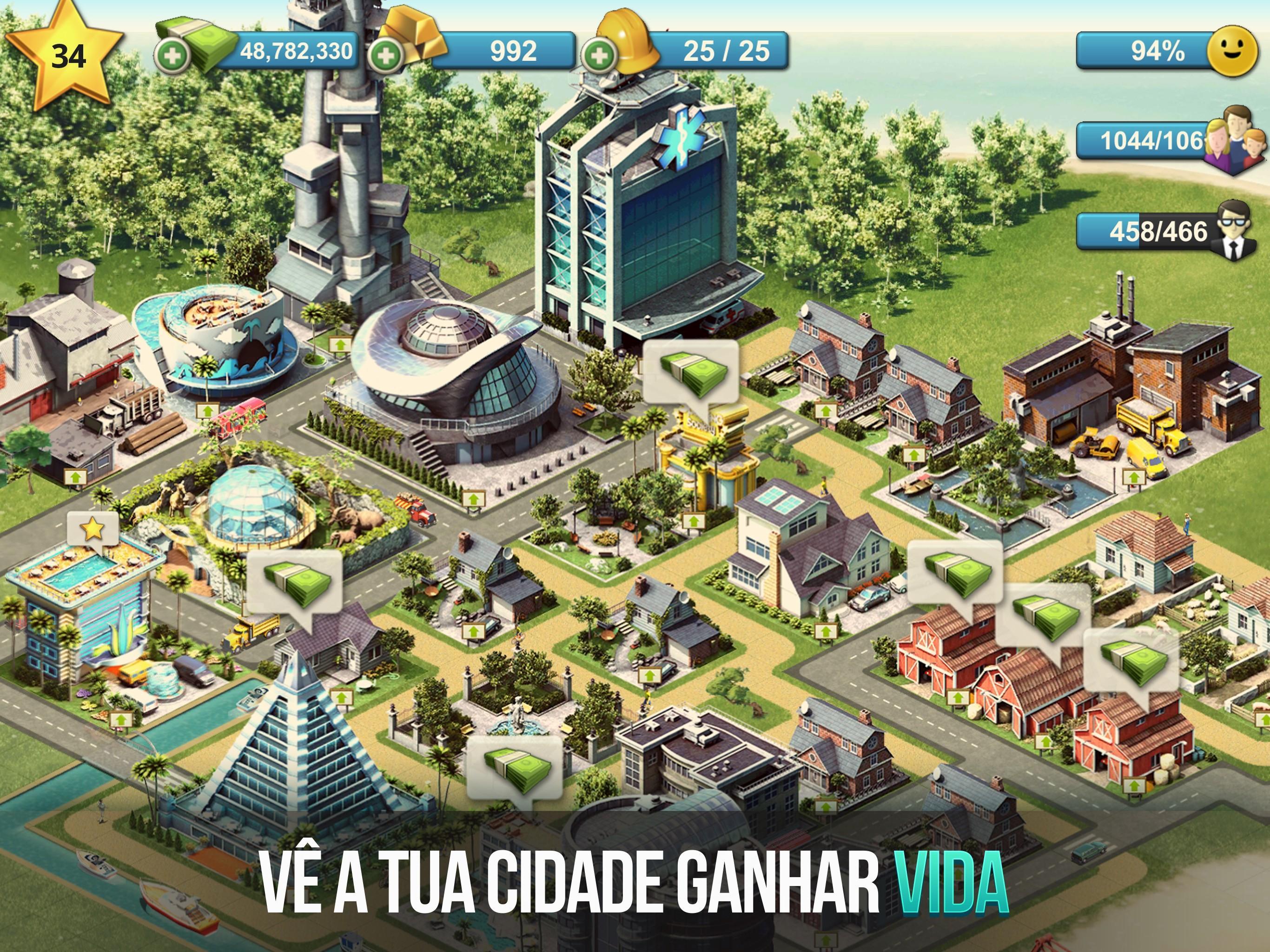 Captura de Tela do Jogo City Island: Construir Casas